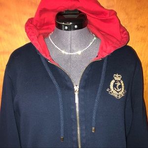 Ralph Lauren nautical logo hoodie, EUC⚓️